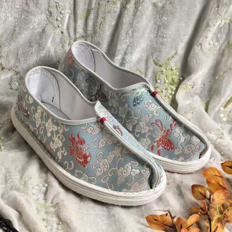 Handmade Thousand Layer Sole Old Beijing Cloth Shoes